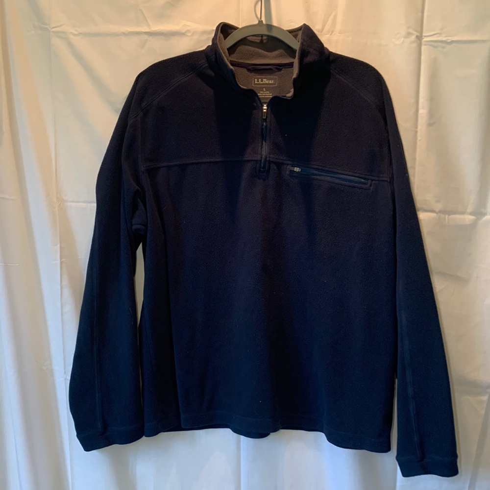 L.L. Bean fleece 3/4 zip